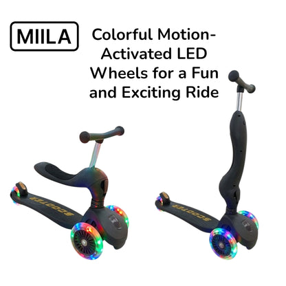 MIILA SCOOTER 2 IN 1 BLACK