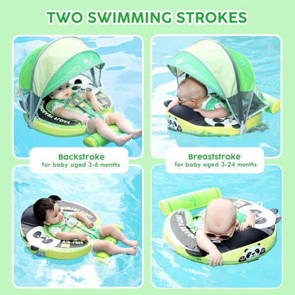 MAMBOBABY BABY FLOAT PANDA WITH CANOPY