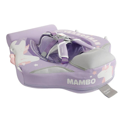 MAMBOBABY BABY FLOAT PURPLE UNICORN WITH CANOPY