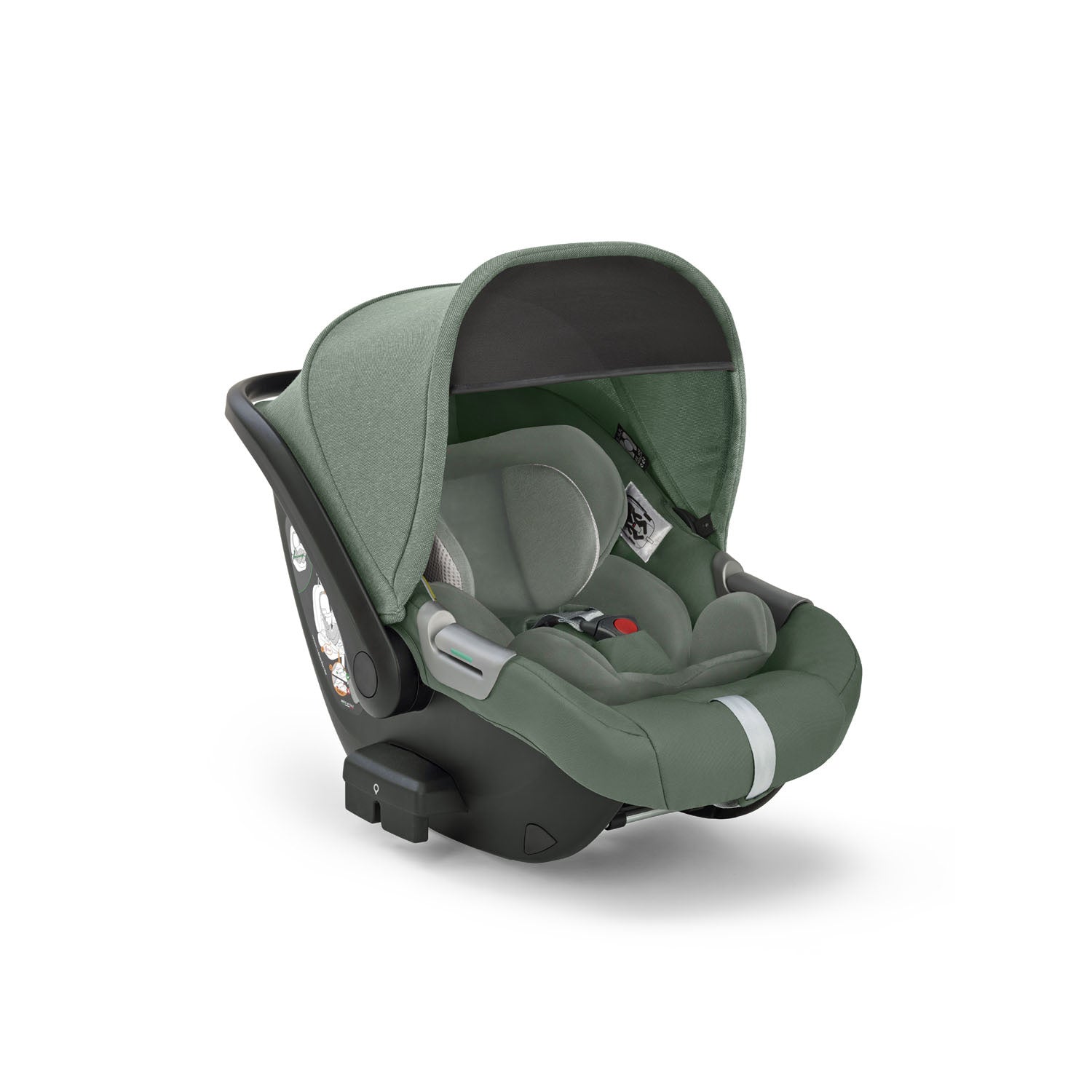 INGLESINA ELECTA STROLLER DARWIN MURRAY GREEN+ CHASSIS BLACK 4 IN 1 FULL SET