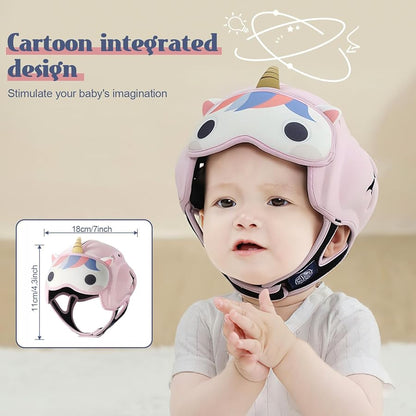 MAMBOBABY SAFETY HELMET BREATHABLE UNICORN PINK 6-24