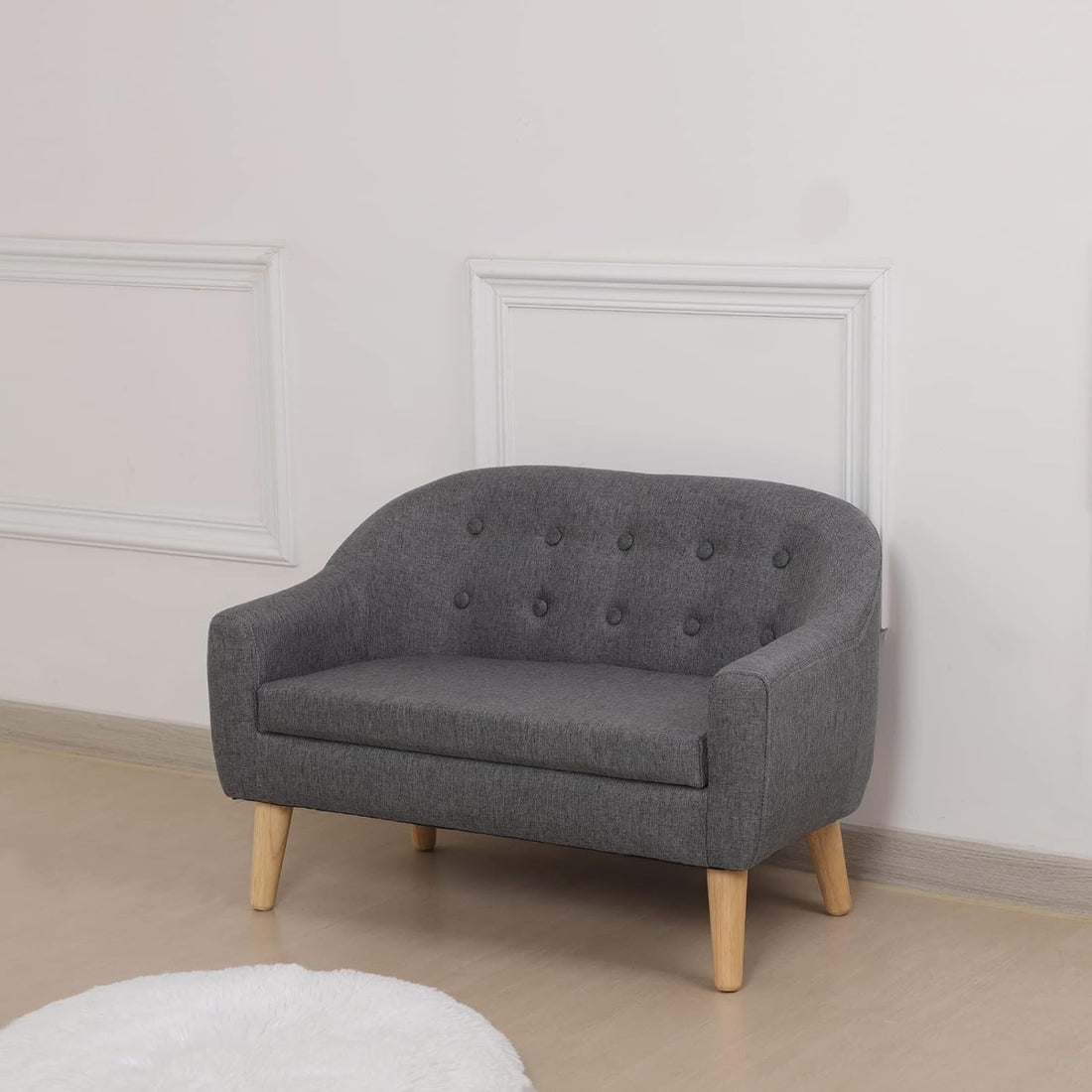 Miila Sofa Double Seats Grey