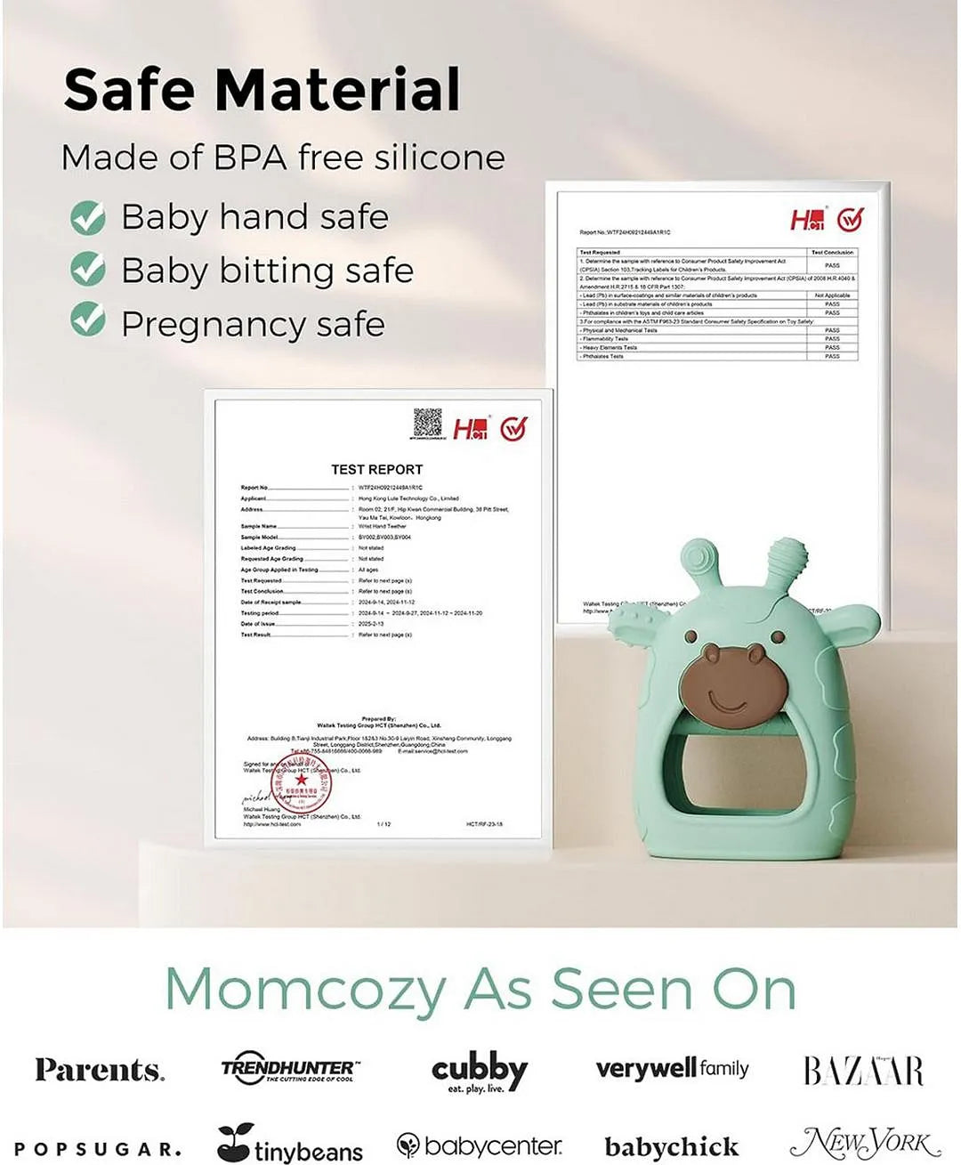 Momcozy Glow Baby Grooming And Cleansing Kit - Green - 6 Pcs