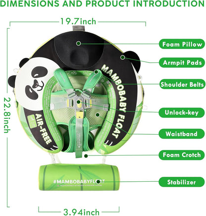 MAMBOBABY BABY FLOAT PANDA WITH CANOPY