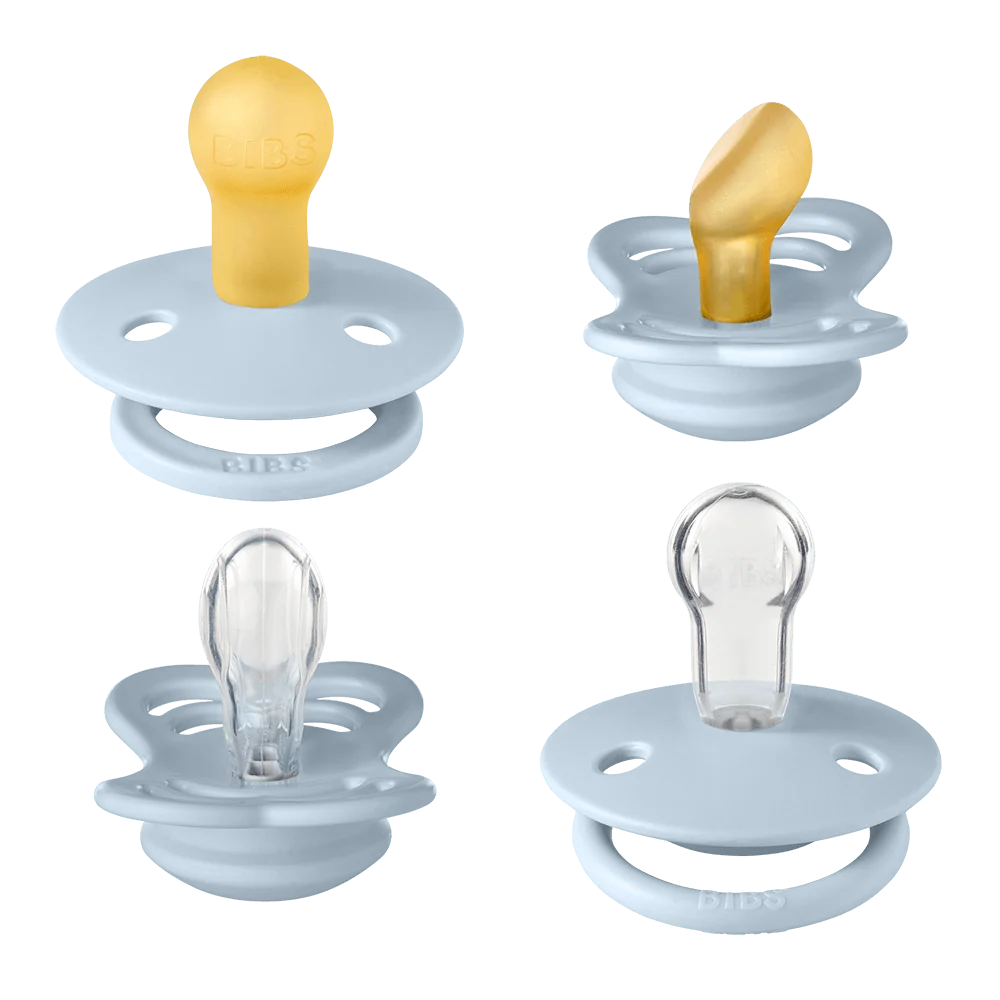 Bibs New Baby Pacifiers Try-It Collection Size 1