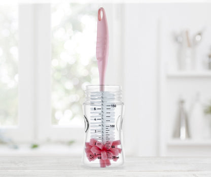BABYJEM SPONGE BOTTLE CLEANING BRUSH PINK