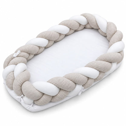 BABY MOON  KNOTTED Wrapped Bumper With Mattress
