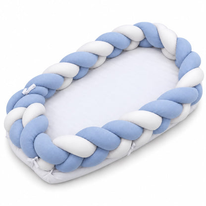 BABY MOON  KNOTTED Wrapped Bumper With Mattress