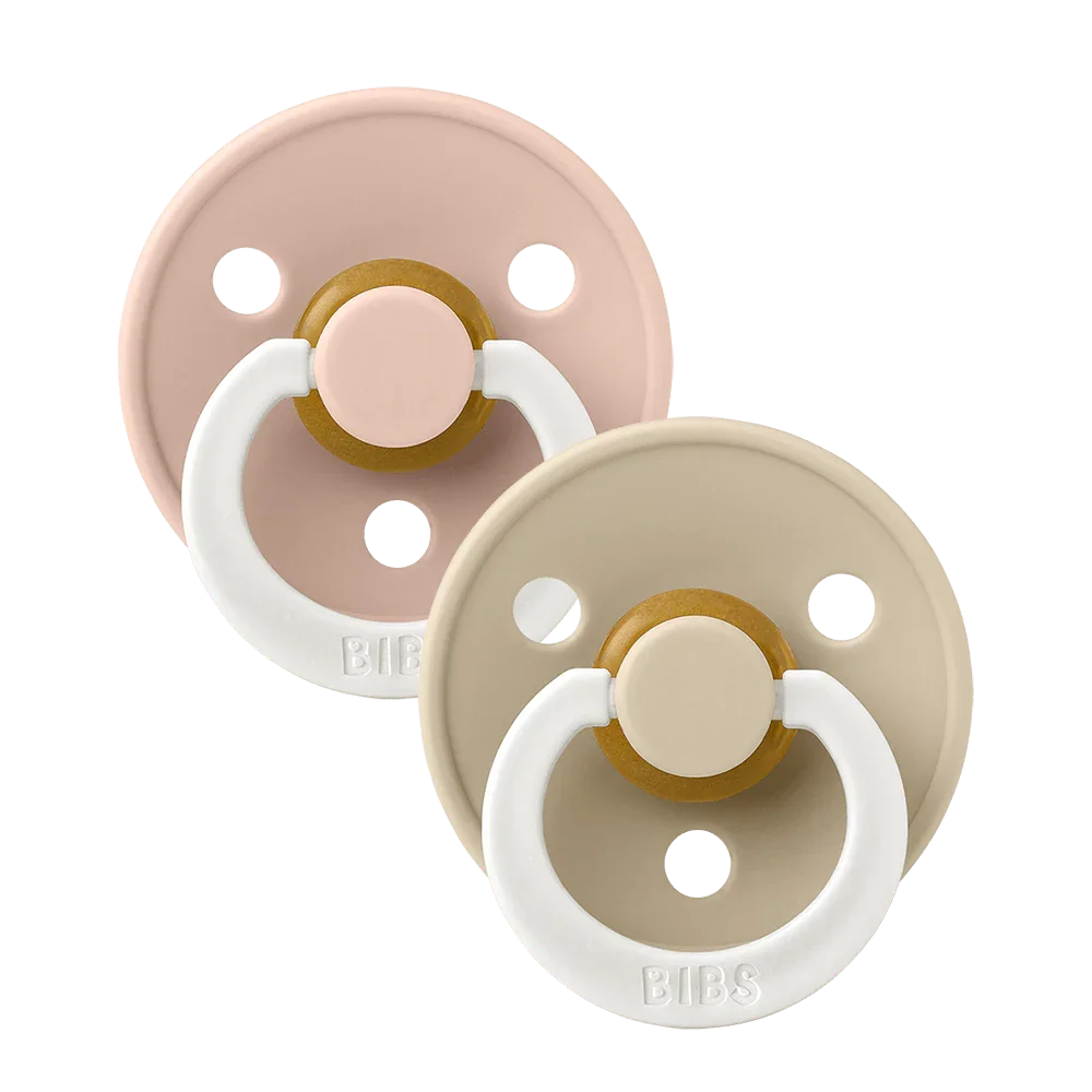 Bibs Pacifier 2 Pack Latex Glow