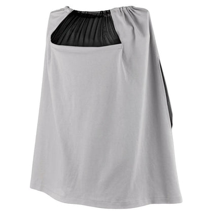 BABYJEM BREAST FEEDING COVER WITH TULLE WINDOW GREY