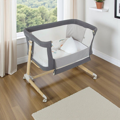 BIMBIDREAMS METAL CO SLEEPING COT GREY