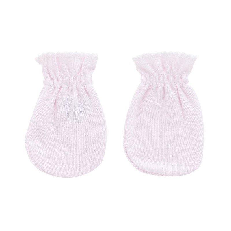 BABY COTTON  - PAIR OF MITTENS