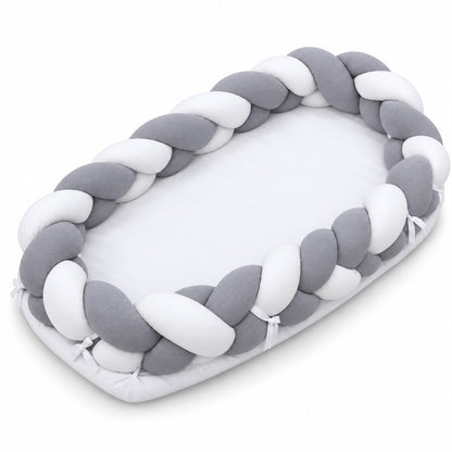 BABY MOON  KNOTTED Wrapped Bumper With Mattress