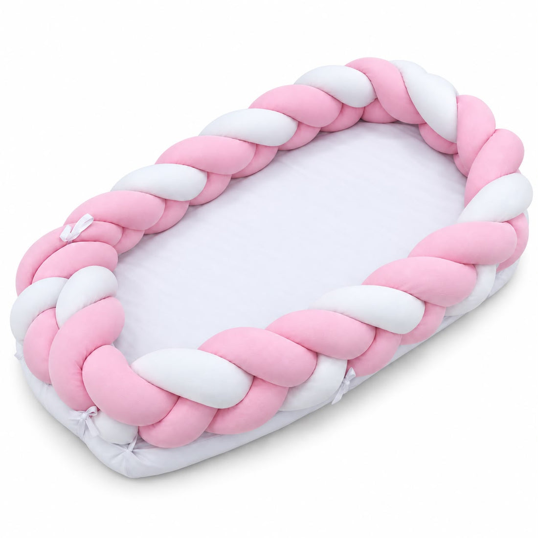 BABY MOON  KNOTTED Wrapped Bumper With Mattress