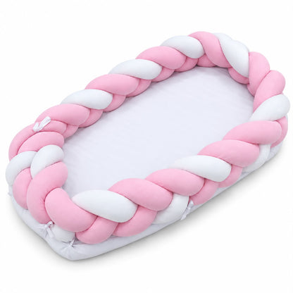 BABY MOON  KNOTTED Wrapped Bumper With Mattress