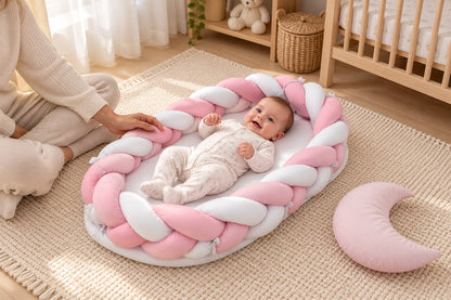 BABY MOON  KNOTTED Wrapped Bumper With Mattress