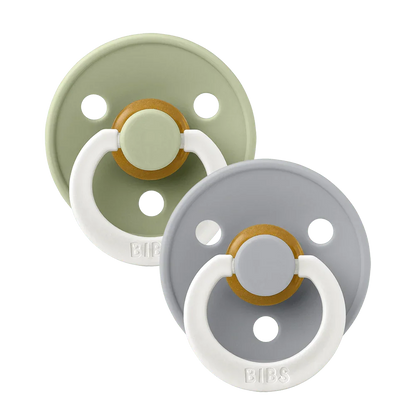 Bibs Pacifier 2 Pack Latex Glow