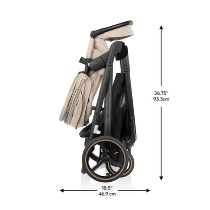 Evenflo - Shyft Intuiti+ Travel System featuring Revolve180 LiteMax NXT with SensorySoothe - Travertine