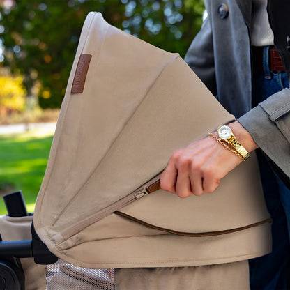 Evenflo - Shyft Intuiti+ Travel System featuring Revolve180 LiteMax NXT with SensorySoothe - Travertine