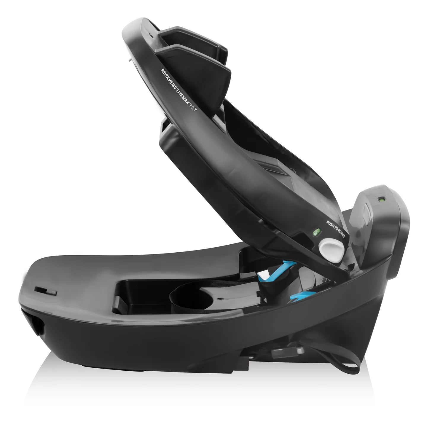 Evenflo - Shyft Intuiti+ Travel System featuring Revolve180 LiteMax NXT with SensorySoothe - Travertine