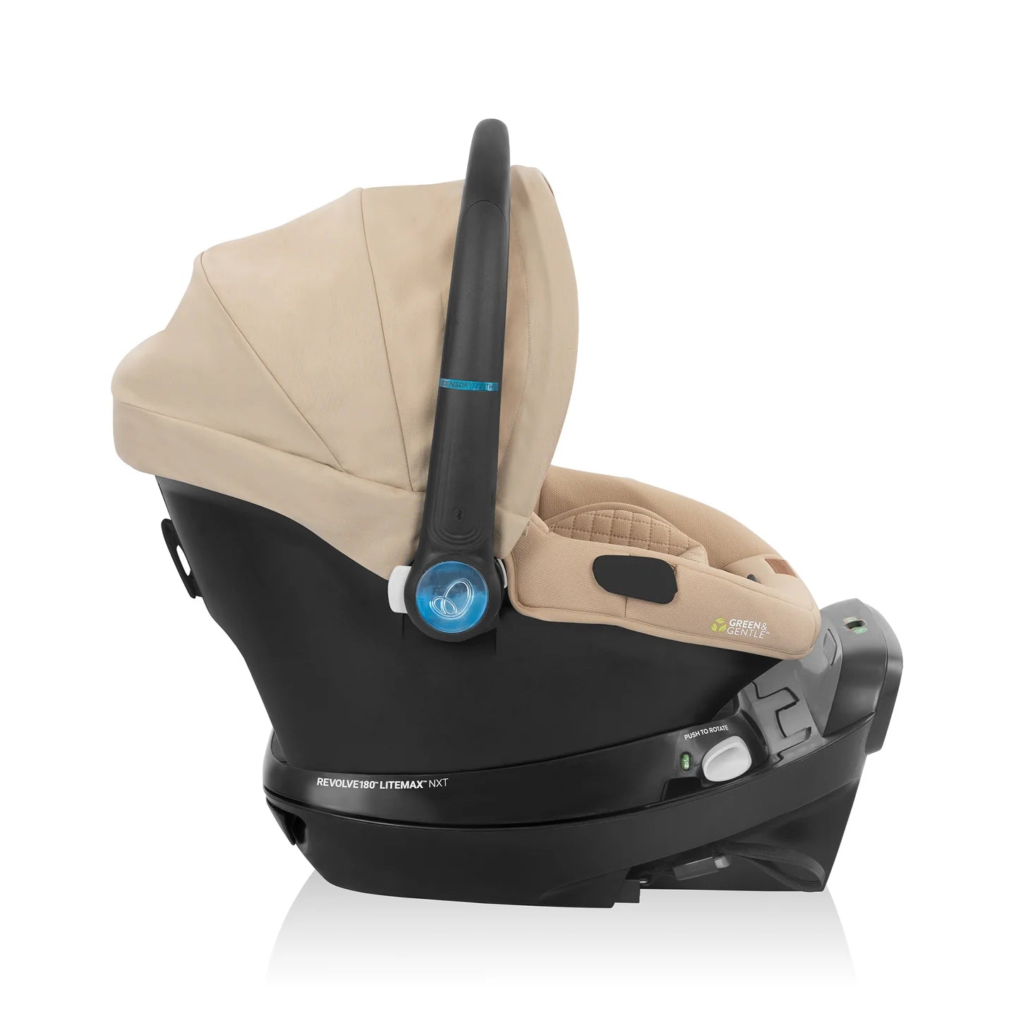 Evenflo - Shyft Intuiti+ Travel System featuring Revolve180 LiteMax NXT with SensorySoothe - Travertine