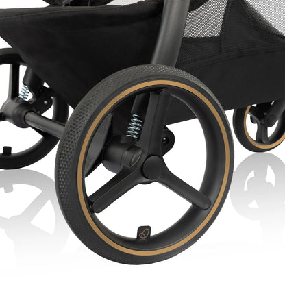 Evenflo - Shyft Intuiti+ Travel System featuring Revolve180 LiteMax NXT with SensorySoothe - Travertine