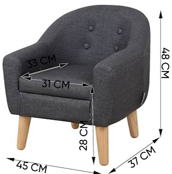 Miila Sofa One Seat Grey