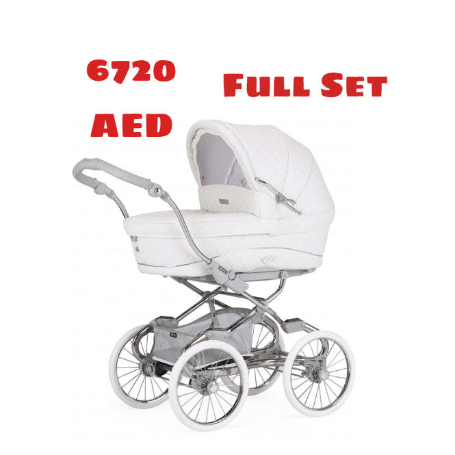 Bebecar PR Stylo Class + Bag + Car Seat - SP951 (White)