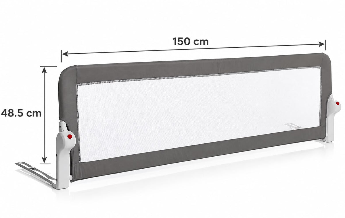 Miila Bed Rail 150 Cm Grey