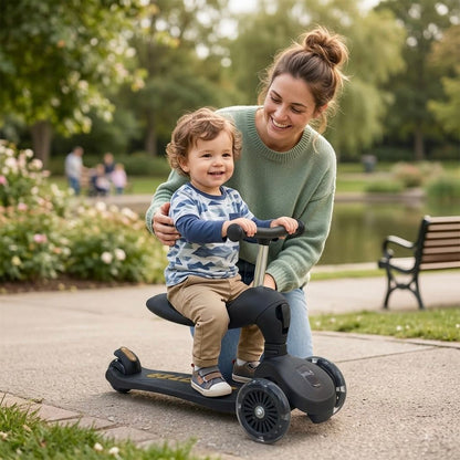 MIILA SCOOTER 2 IN 1 BLACK