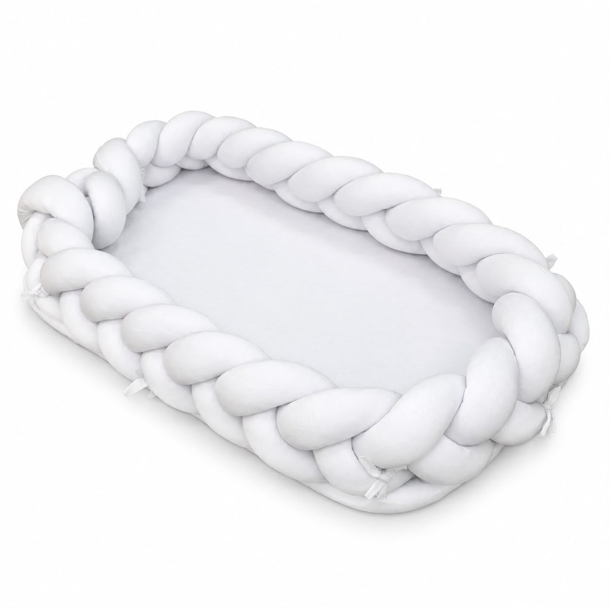 BABY MOON  KNOTTED Wrapped Bumper With Mattress