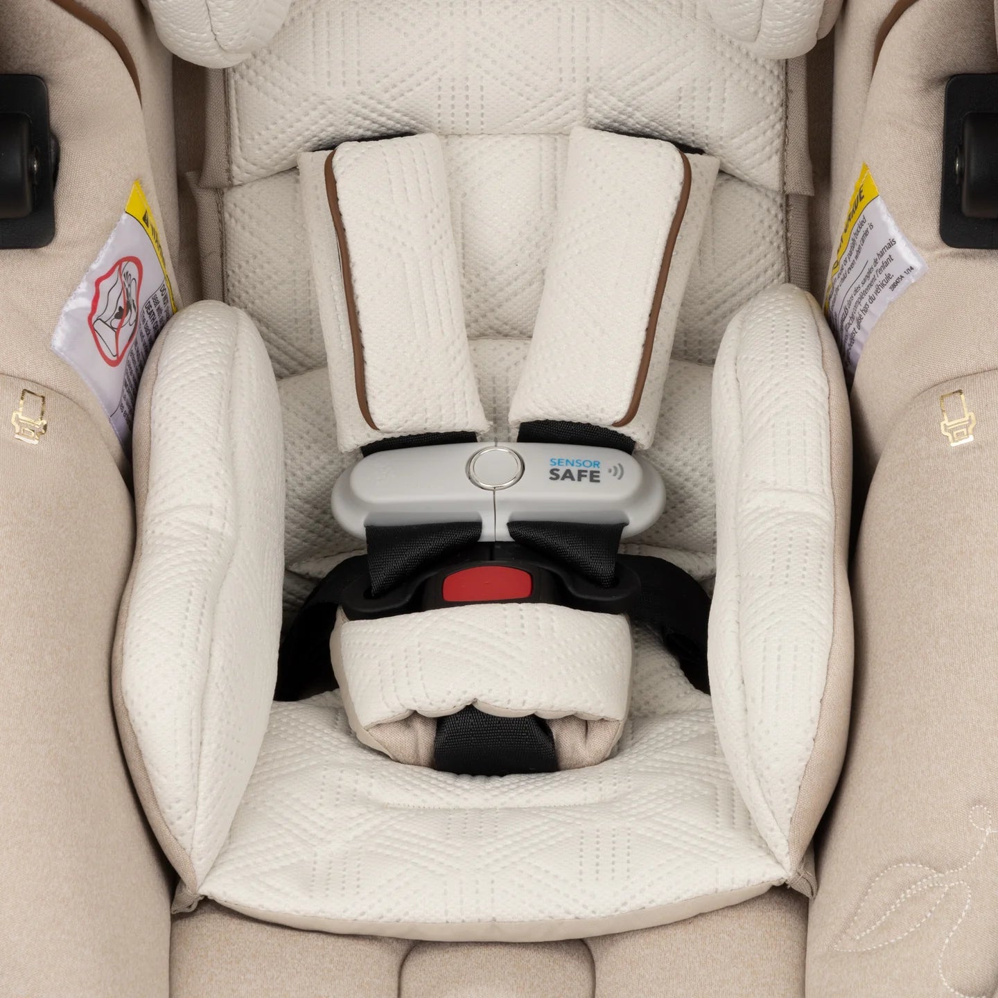 Evenflo - Shyft DualRide with Carryall Infant Car Seat and Stroller Beige (Champagne)