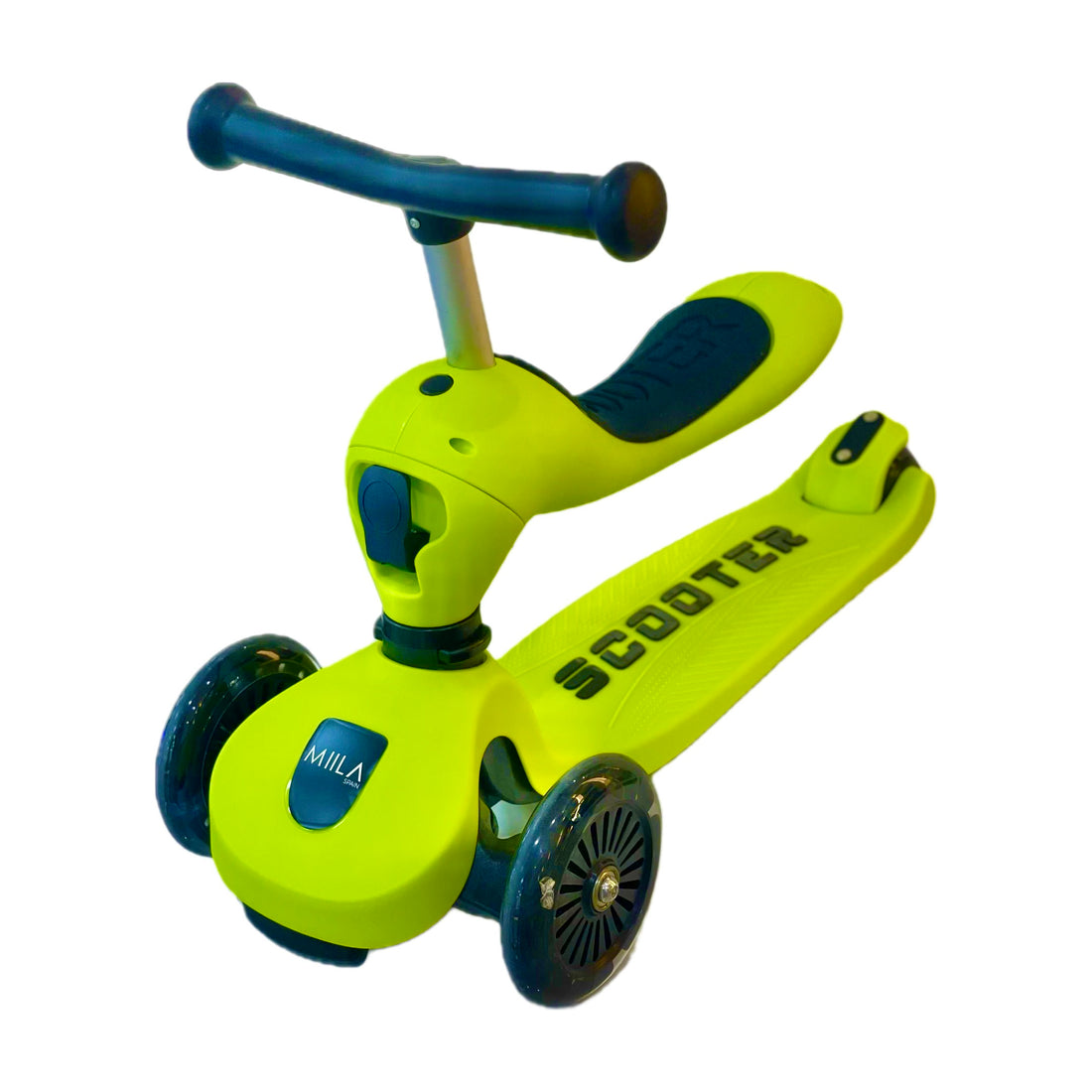 MIILA SCOOTER 2 IN 1 LIME GREEN