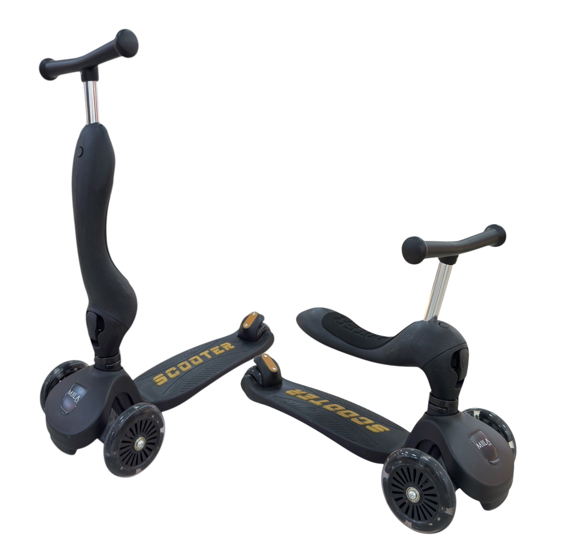 MIILA SCOOTER 2 IN 1 BLACK