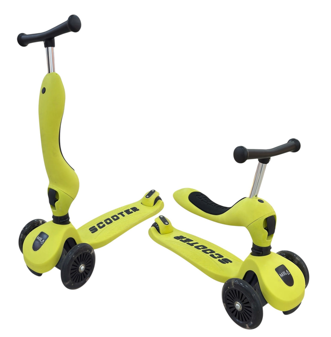 MIILA SCOOTER 2 IN 1 YELLOW