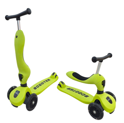 MIILA SCOOTER 2 IN 1 LIME GREEN