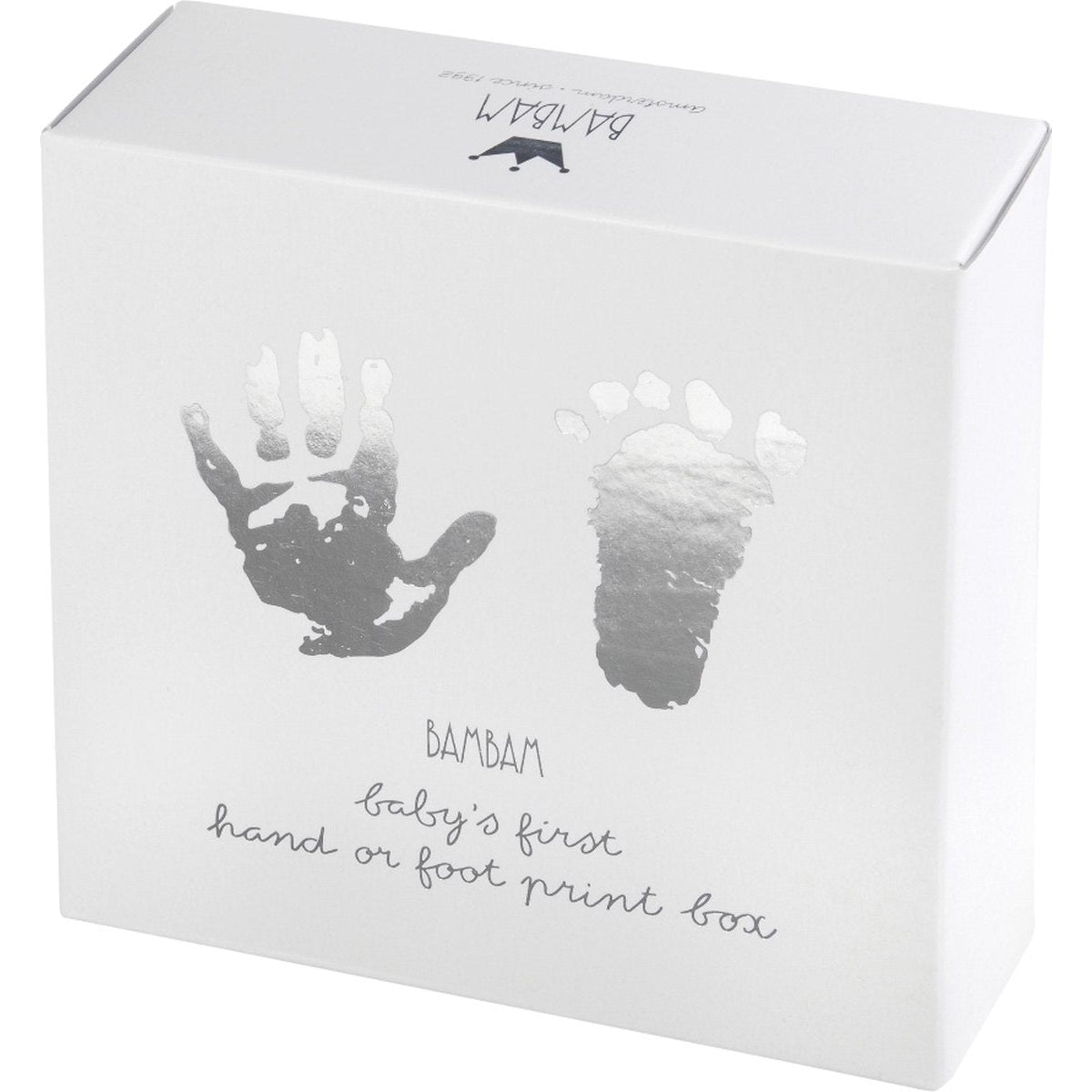 Bambam Foot/Hand Print Grey