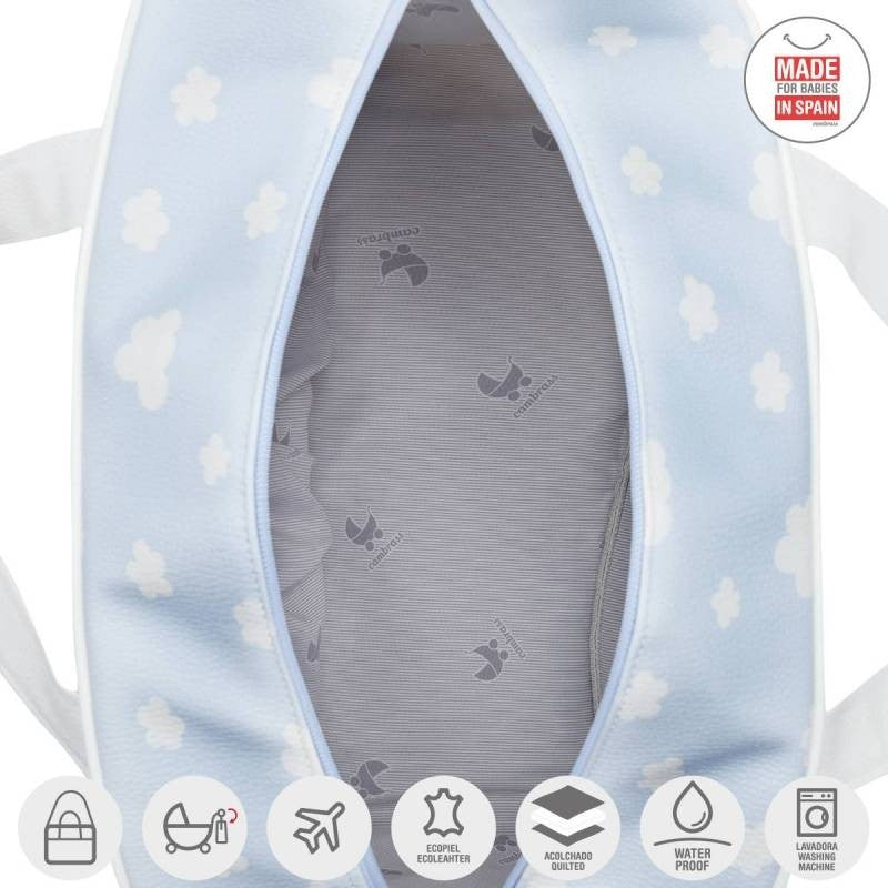 Baby Cotton Maternity Bag Prome - Cloud Blue