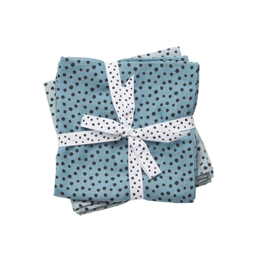 Done By Deer Swaddle 2-Pack Happy Dots - Blue