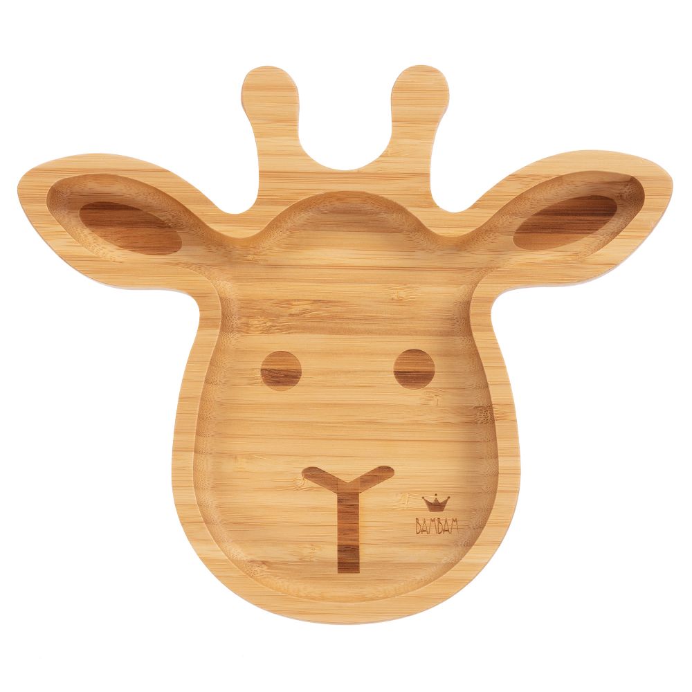 Bambam Bamboo Giraffe Plate