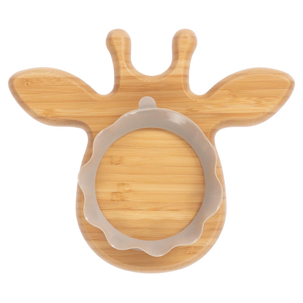 Bambam Bamboo Giraffe Plate