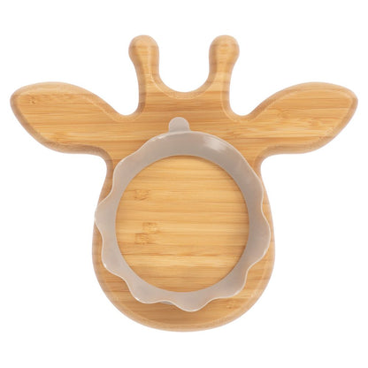Bambam Bamboo Giraffe Plate