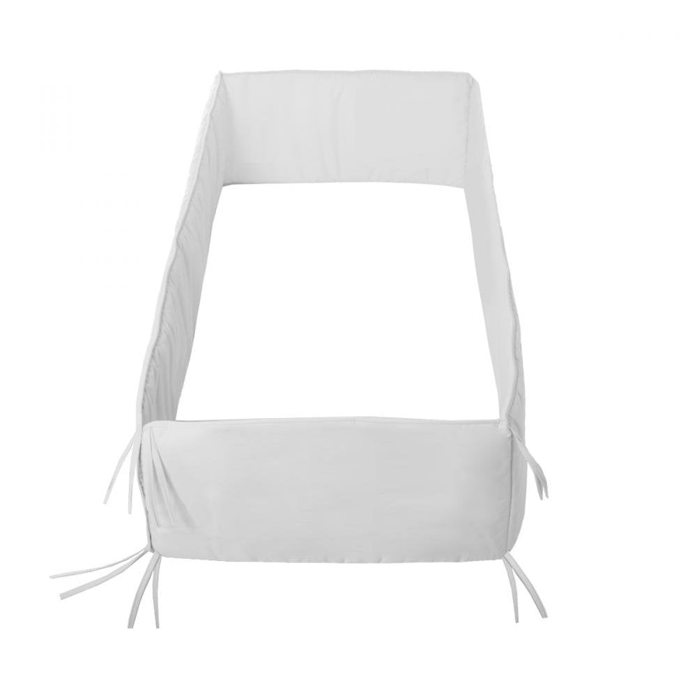 Baby Cotton Cot Bumper 420 - White