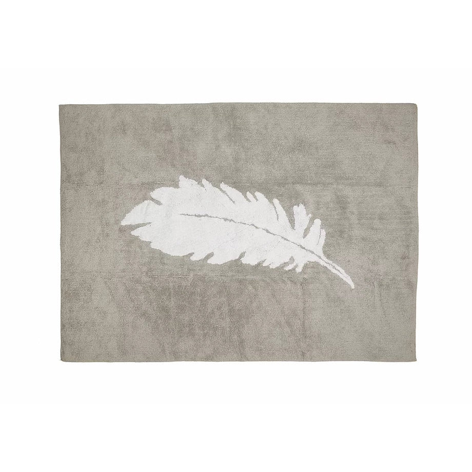 100% Cotton Washable Carpet 120*160 Pluma Grey