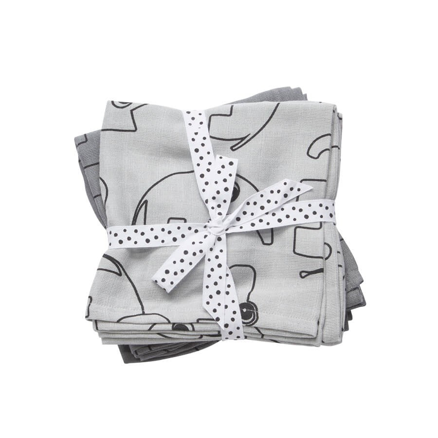 Done By Deer Swaddle 2-Pack Contour - Grey