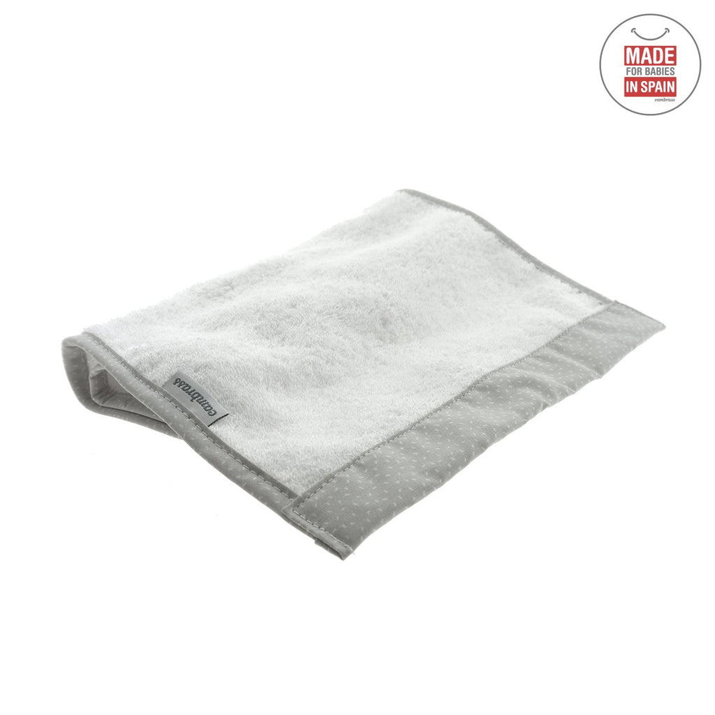 Baby Cotton Set Of 2 Towels - Grey