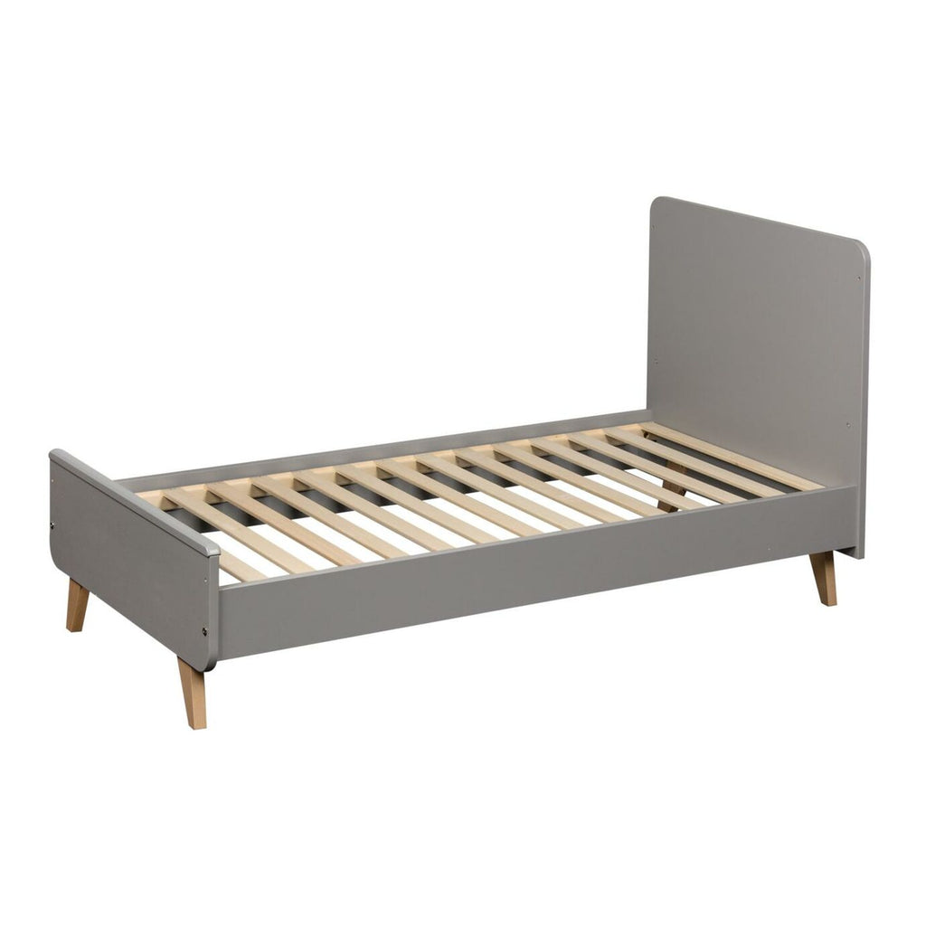 Quax Loft Grey Cot 140 x70 / Transform to toddler bed