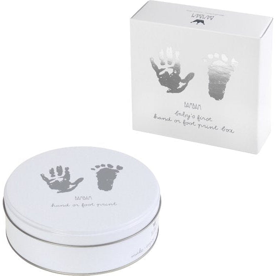 Bambam Foot/Hand Print Grey