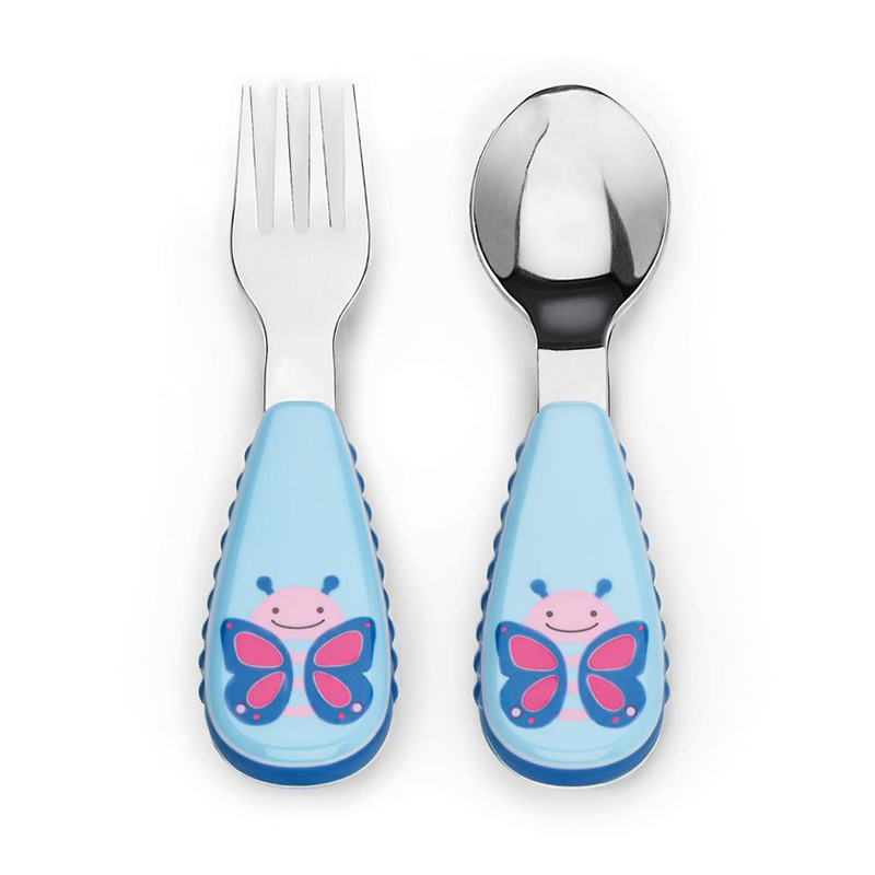 Skip Hop Zootensils Fork & Spoon Butterfly