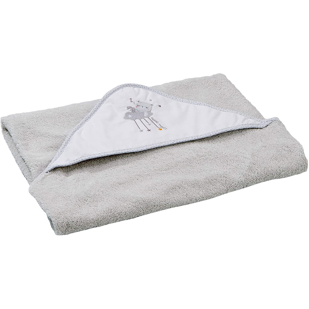 Bimbidreams Hooded Towel 100X100 D.Sue-Os Grey